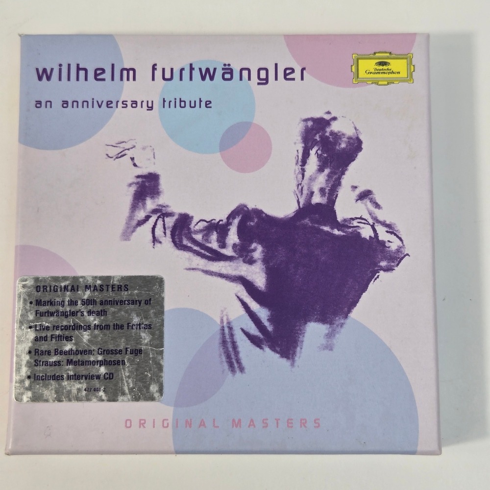 Wilhelm Furtwängler - Anniversary Tribute 6 CD Box Deutsche Grammophon VG+